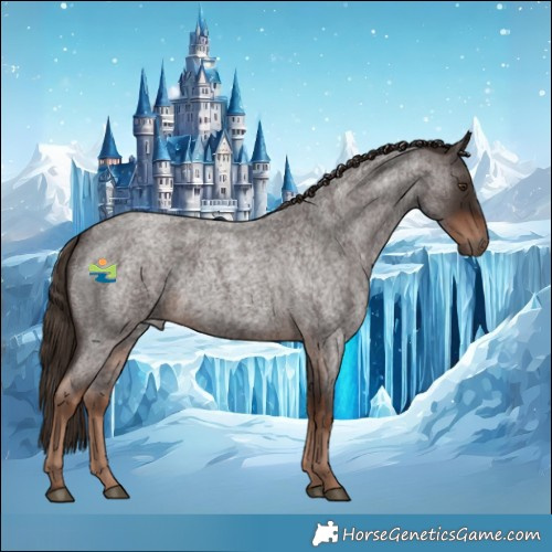 Horse Color:Liver Red Roan 