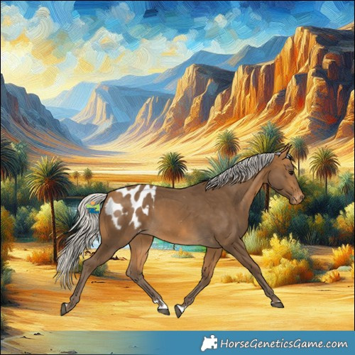 Horse Color:Silver Buckskin Appaloosa