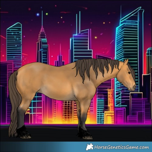 Horse Color:Void Buckskin Tobiano 