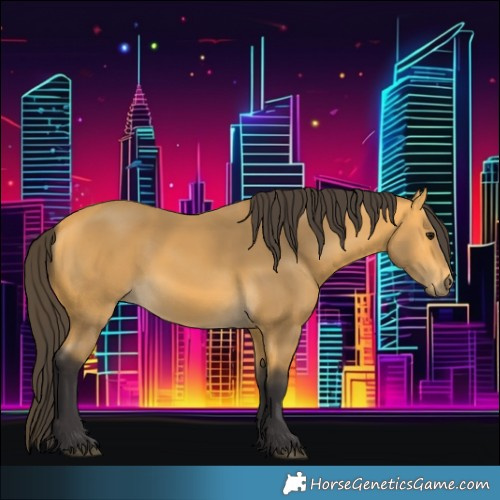 Horse Color:Buckskin 