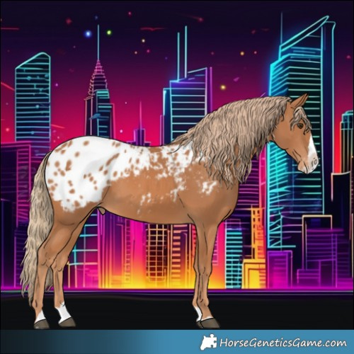 Horse Color:Chestnut Splash Appaloosa