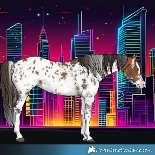 Horse Color:Bay Sabino Splash Blanket 