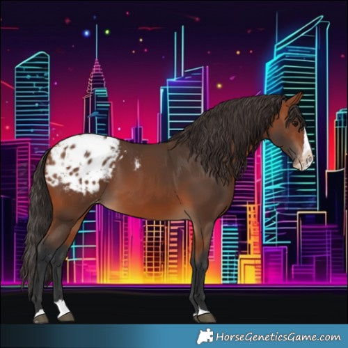 Horse Color:Bay Splash Blanket 