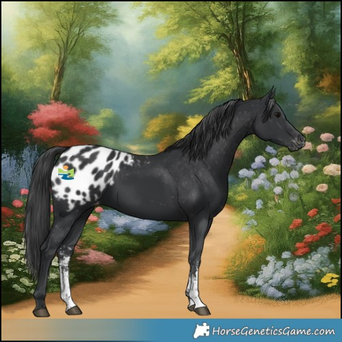 Horse Color:Black Sabino Blanket 