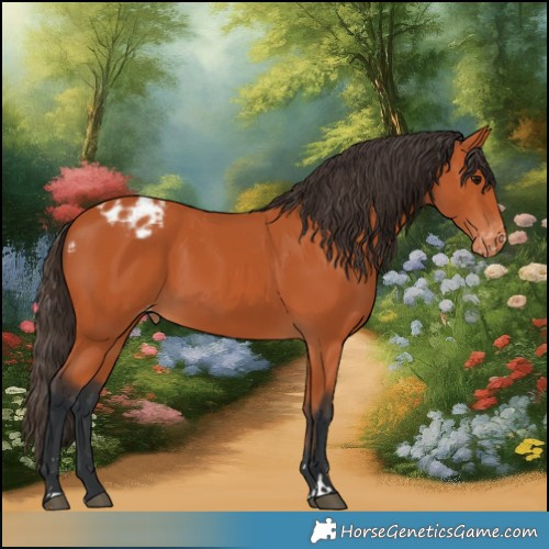 Horse Color:Bay Appaloosa 