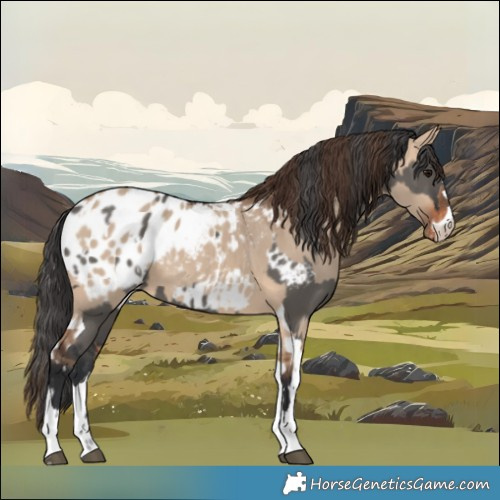 Horse Color:Grullo Tobiano Appaloosa  and Bay Dun Appaloosa 