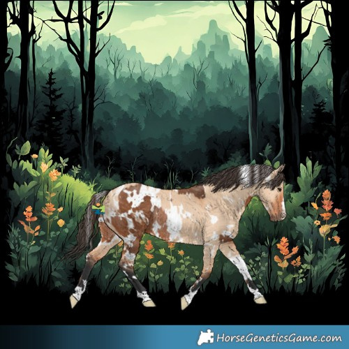 Horse Color:White Spotted Bay Splash Rabicano and White Spotted Bay Dun Rabicano