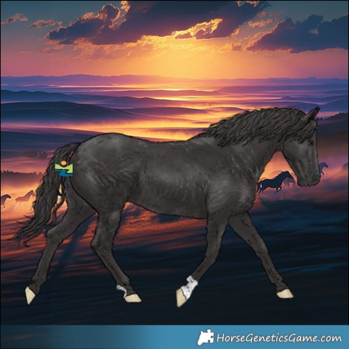 Horse Color:Smoky Black