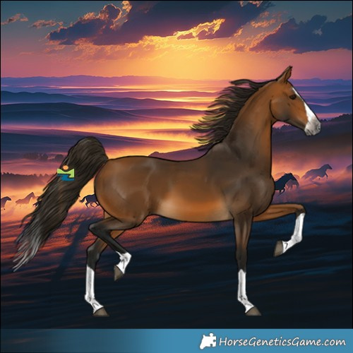 Horse Color:Gray Buckskin Splash 