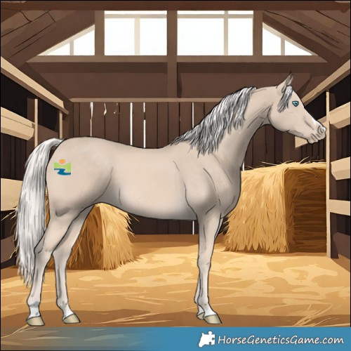 Horse Color:Cremello 