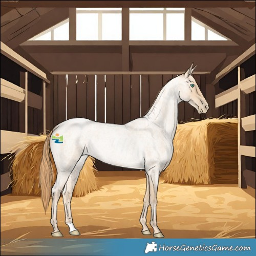 Horse Color:Smoky Blue Roan Pearl 