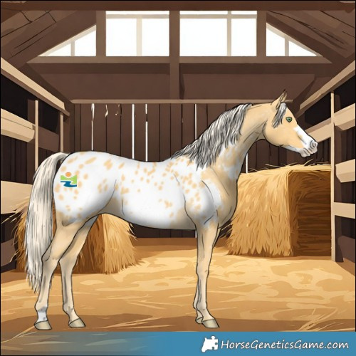 Horse Color:Gold Cream Champagne Frame Blanket 
