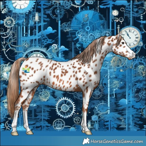 Horse Color:Chestnut Near Leopard 