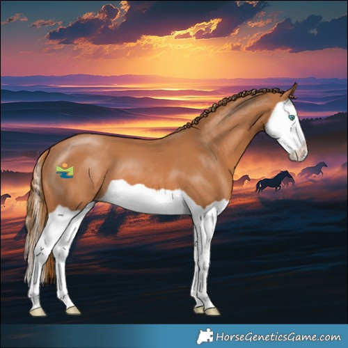Horse Color:Chestnut Splash