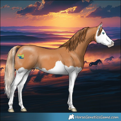 Horse Color:Chestnut Splash 