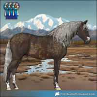 Horse Color:Silver Buckskin and Silver Brown