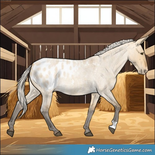 Horse Color:Silver Buckskin Roan Dun Blanket 