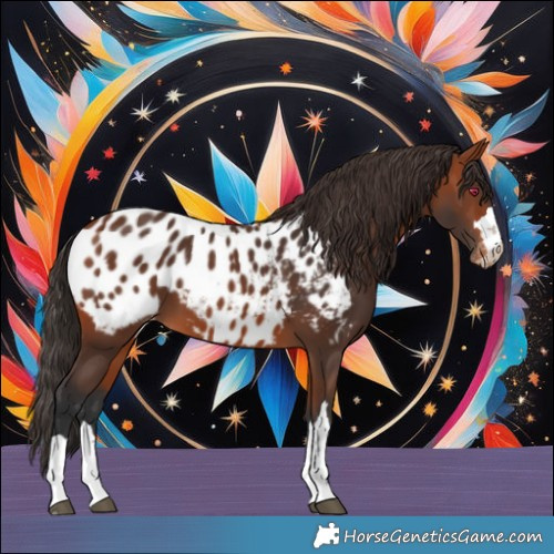 Horse Color:Bay Appaloosa 