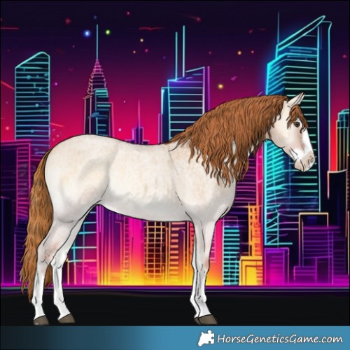 Horse Color:Red Dun Roan Onyx Splash 