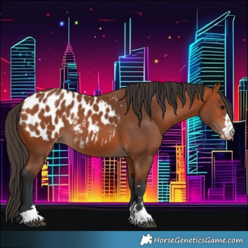 Horse Color:Bay Appaloosa 