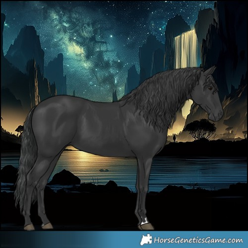Horse Color:Black 