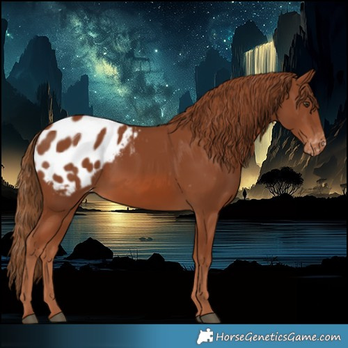 Horse Color:Chestnut Appaloosa 