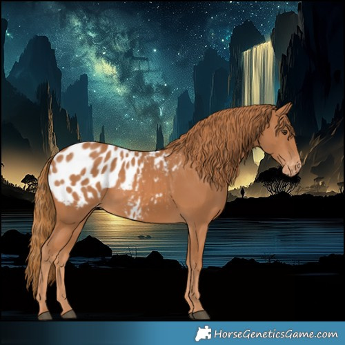 Horse Color:Chestnut Appaloosa 
