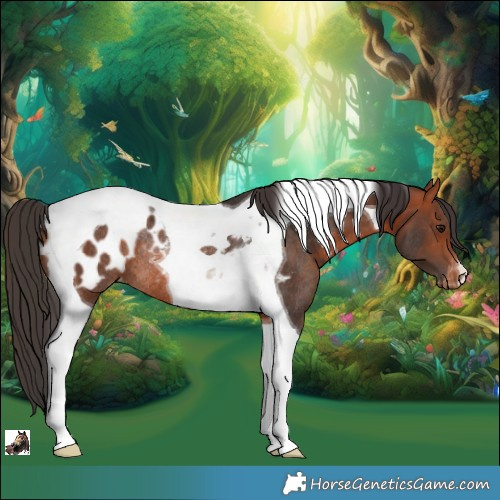 Horse Color:Bay Tobiano Appaloosa Rabicano 