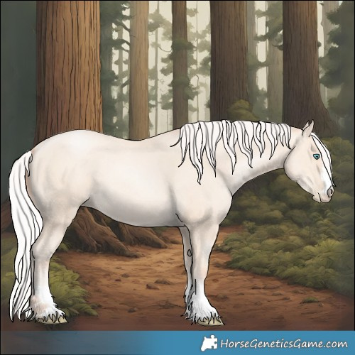 Horse Color:Silver Classic Cream Champagne Pearl
