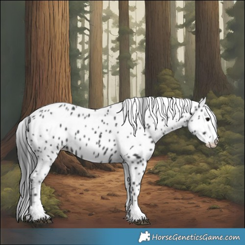 Horse Color:Black Leopard 