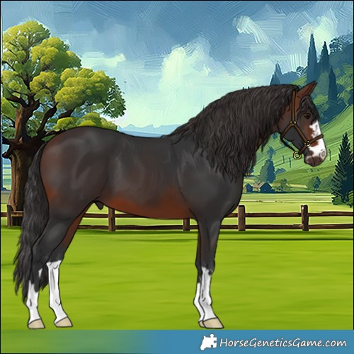 Horse Color:Brown 