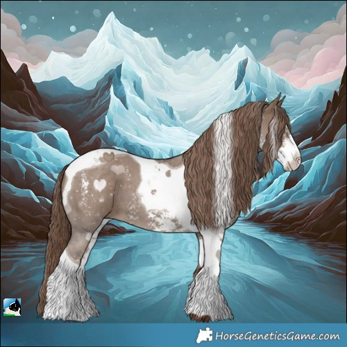 Horse Color:Liver Red Dun Sabino Tobiano 