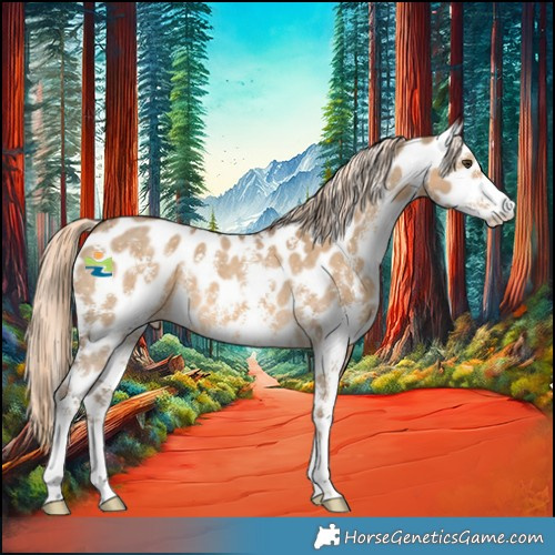 Horse Color:Chocolate Palomino Dun Sabino Appaloosa 