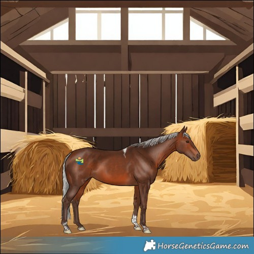 Horse Color:White Spotted Silver Bay Tobiano 