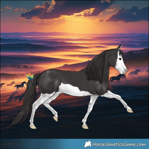 Horse Color:Smoky Black Splash 