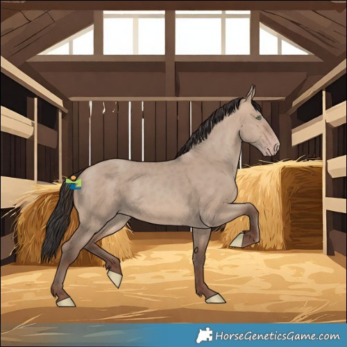Horse Color:Sable Champagne Dun 