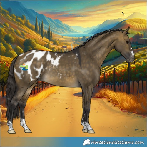Horse Color:Buckskin Dun Appaloosa Rabicano 