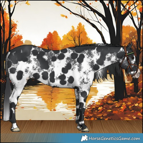 Horse Color:Black Sabino 