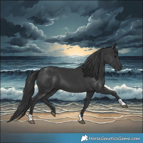 Horse Color:Black 