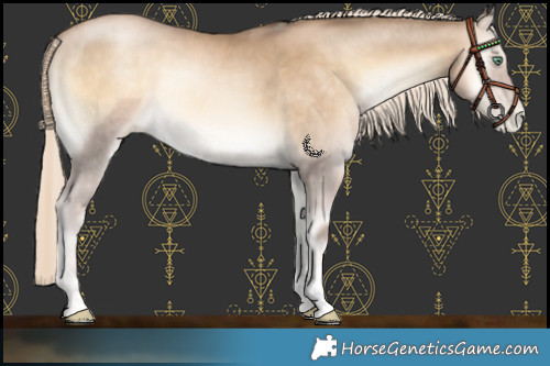 Horse Color:Liver Red Onyx Snowdrop Pearl Mushroom 
