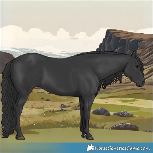 Horse Color:Black 