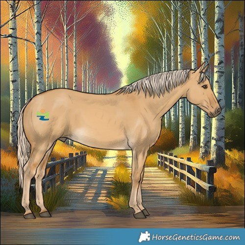 Horse Color:Palomino Dun 