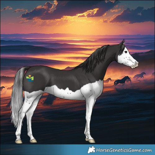 Horse Color:Smoky Black Splash 