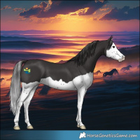 Horse Color:Smoky Black Splash 