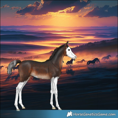 Horse Color:Bay Splash 