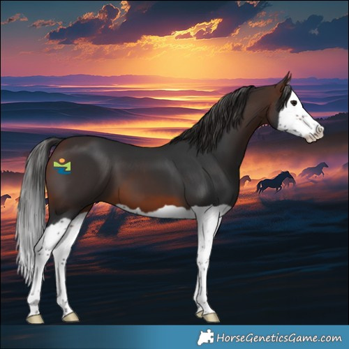 Horse Color:Brown Splash 