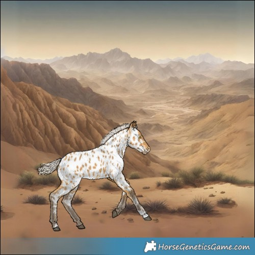 Horse Color:Silver Buckskin Appaloosa