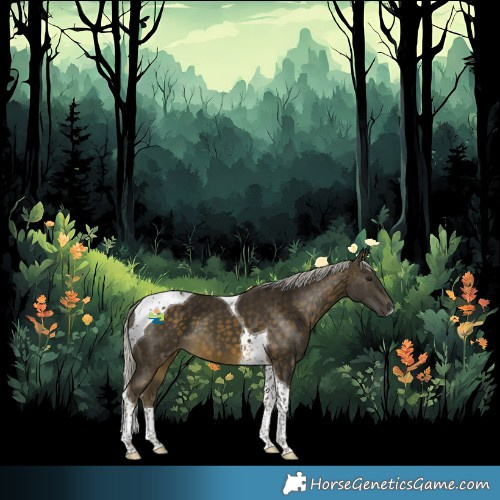 Horse Color:Silver Buckskin Tobiano 