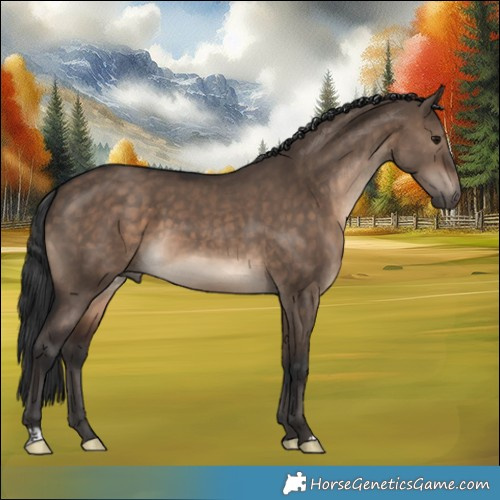 Horse Color:Brown Dun 