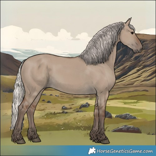 Horse Color:Silver Grullo